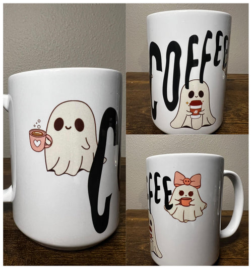 Ghost coffee mug